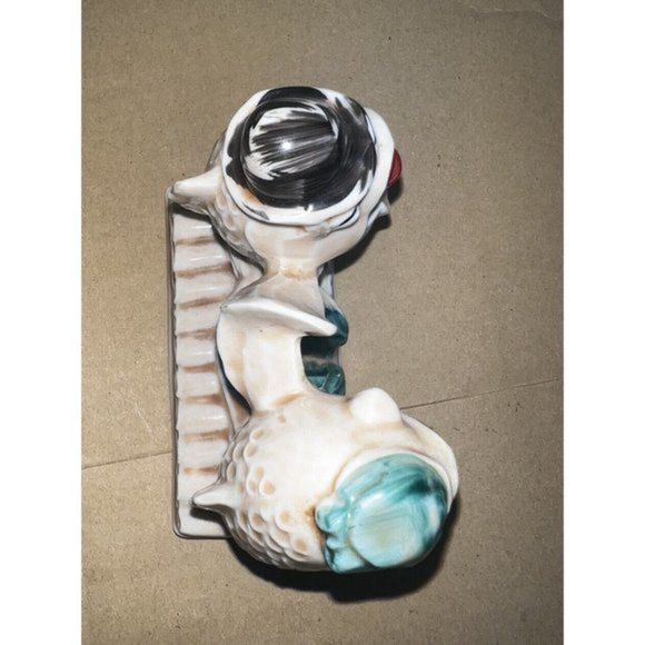 Regal China Fish Couple One Piece Salt & pepper Shaker - Picture 5 of 9